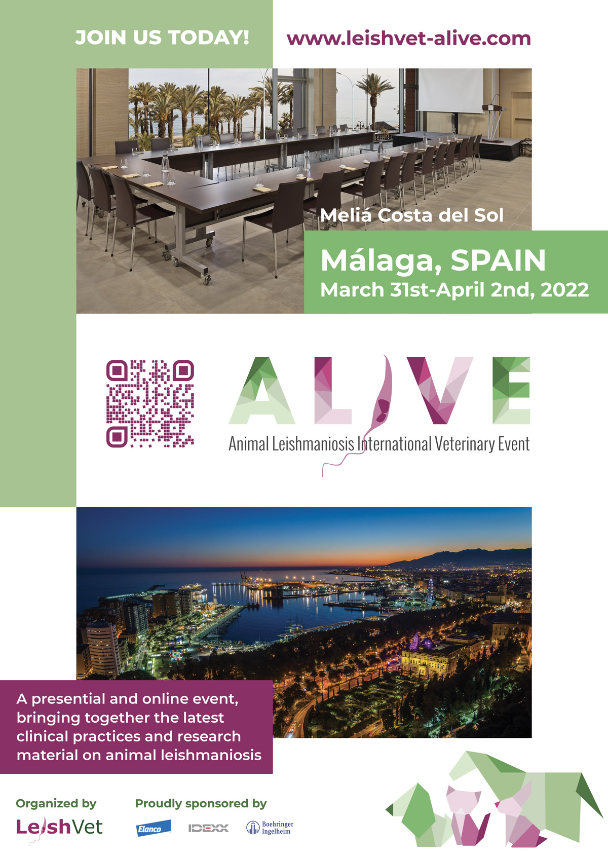 Animal Leishmaniosis International Veterinary Event, ALIVE 2022
